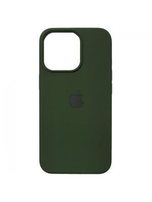 Чехол Silicone Case Full Cover iPhone 13 Pro Copy Atrovirens (54)