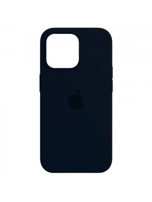 Чехол Silicone Case Full Cover iPhone 13 Pro Max Copy Dark Blue (8)