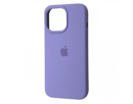 Чехол Silicone Case Full Cover iPhone 13 Pro Max Copy Lavender Grey (28)