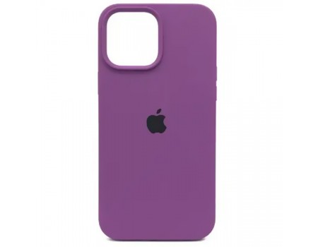 Чехол Silicone Case Full Cover iPhone 13 Pro Max Copy Grape (43)