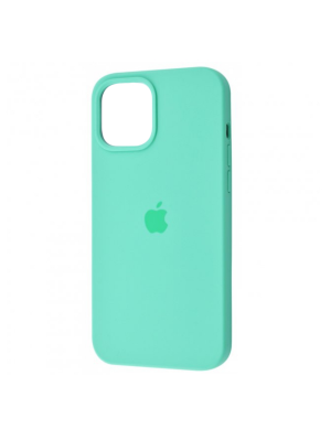 Чехол Silicone Case Full Cover iPhone 13 Pro Max Copy Spearmint (47)