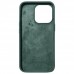 Чехол Silicone Case Full Cover iPhone 13 Pro Max Copy Pine Green (55)