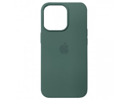 Чехол Silicone Case Full Cover iPhone 13 Pro Max Copy Pine Green (55)