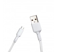 Кабель XO NB112 3A fast charging usb cable micro White