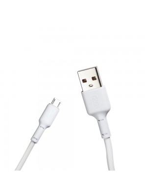 Кабель XO NB112 3A fast charging usb cable micro White