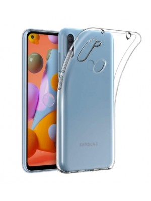 Чехол Silicone Case WS Samsung A11/M1 (A115/M115) Прозрачный