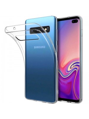 Чехол Silicone Case WS Samsung S10 (G973) Прозрачный