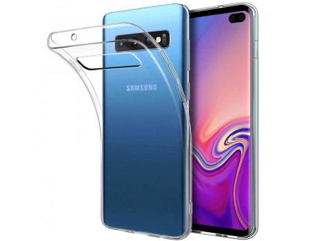 Чехол Silicone Case WS Samsung S10 (G973) Прозрачный