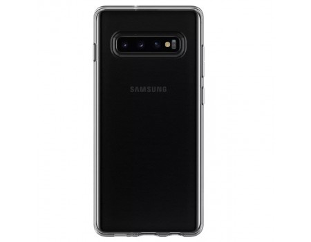 Чехол Silicone Case WS Samsung S10 Plus (G975) Прозрачный