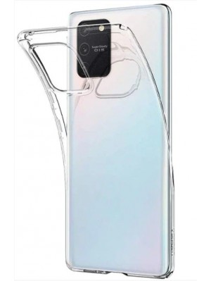 Чехол Silicone Case WS Samsung S10 Lite (G770) Прозрачный