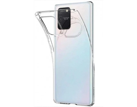 Чехол Silicone Case WS Samsung S10 Lite (G770) Прозрачный