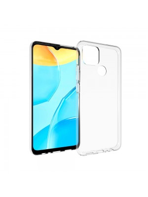 Чехол Silicone Case WS Oppo A15/A15s/A35 Прозрачный