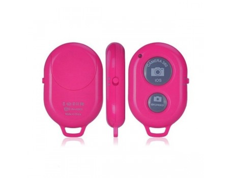 Пульт Селфі Кнопка для камери Wireless Remote Control Selfie Stick Pink