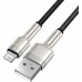 Кабель Baseus Cafule Series Metal Data Cable USB to IP 2.4A 2m Black