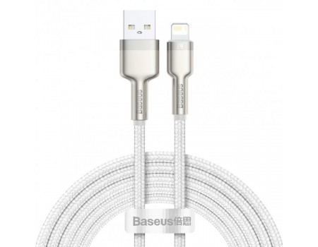 Кабель Baseus Cafule Series Metal Data Cable USB to IP 2.4A 2m White