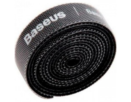 Органайзер проводів Baseus Colourful Circle Velcro strap 1m Black