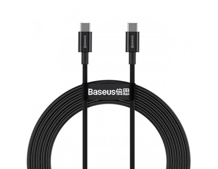 Кабель Baseus Superior Series Fast Charging Data Cable Type-C to Type-C 100W 1m Black