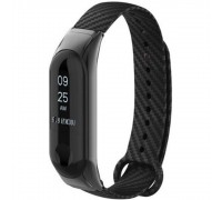 Ремешок Carbon Mi Band 3/4/5/6 Black (01)