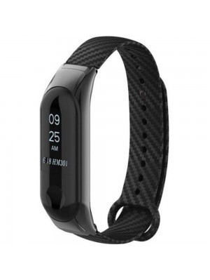 Ремешок Carbon Mi Band 3/4/5/6 Black (01)