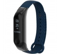 Ремешок Carbon Mi Band 3/4/5/6 Midnight Blue (08)