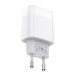 Сетевое зарядное устройство Hoco C72A Glorious single port charger (EU)  White