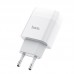 Сетевое зарядное устройство Hoco C72A Glorious single port charger (EU)  White