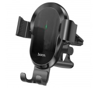 Холдер Hoco CA105 Guide three - axis linkage wireless charging car holder Black