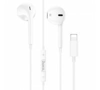 Навушники Hoco M80 series earphones for Lightning display White