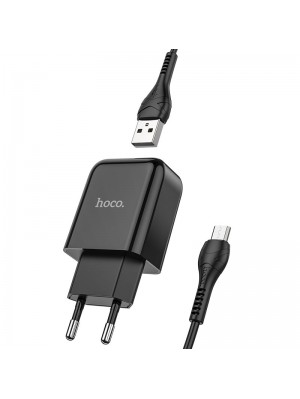 МЗП Hoco N2 Vigour single port charger Set Micro ( EU ) Black