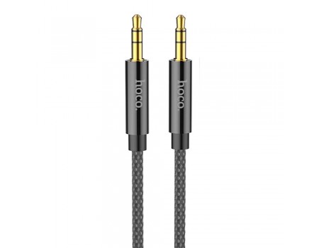 Кабель Hoco AUX UPA19 AUX audio cable ( L-1M ) Black