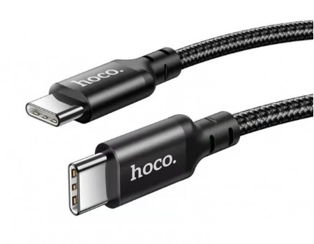 Кабель Hoco X14 Double speed 60W charging data cable Type-C to Type-C ( L-1M ) Black