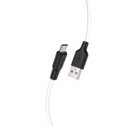 Кабель Hoco X21 Plus Silicone charging cable for Micro 2m Black &amp; White