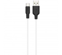 Кабель Hoco X21 Plus Silicone charging cable for Type-C 2m Black &amp; White