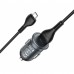 АЗП Hoco Z43 Mighty single port QC3.0 car charger set ( Microsoft ) Black