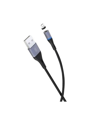Кабель XO NB125 Lightning USB Magnetic чорний