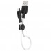 Кабель Hoco X21 Plus Silicone charging cable for Micro 0.25m Black＆White