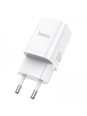 СЗУ Hoco N13 Bright PD30W + QC3.0 charger (EU) White