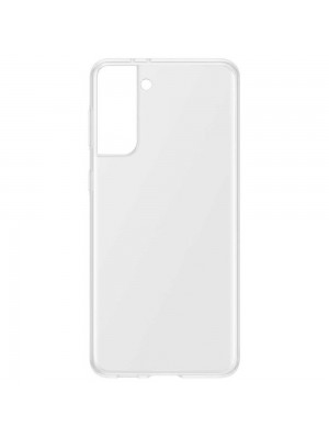 Чехол Silicone Case WS Samsung S21 Plus (G996) Прозрачный