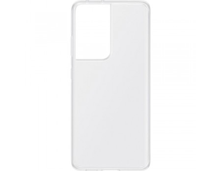 Чехол Silicone Case WS Samsung S21 Ultra (G998) Прозрачный