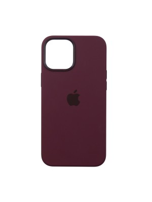 Чехол Silicone Case with MagSafe &amp; SplashScreen iPhone 12 Pro Max Plum