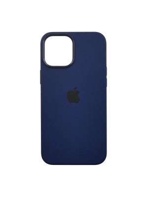 Чехол Silicone Case with MagSafe &amp; SplashScreen iPhone 12 Pro Max Deep Navy