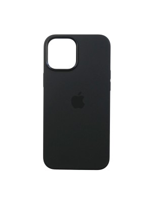 Чехол Silicone Case with MagSafe &amp; SplashScreen iPhone 12 Pro Max Black