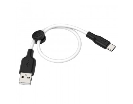 Кабель Hoco X21 Plus Silicone charging cable for Type-C 0.25m Black &amp; White