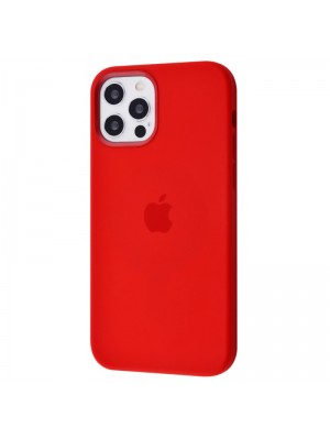 Чехол Silicone Case with MagSafe &amp; SplashScreen iPhone 12/12 Pro Red