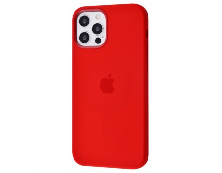 Чехол Silicone Case with MagSafe &amp; SplashScreen iPhone 12/12 Pro Red