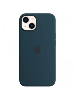 Чехол Silicone Case with MagSafe &amp; SplashScreen iPhone 13 Abyss Blue