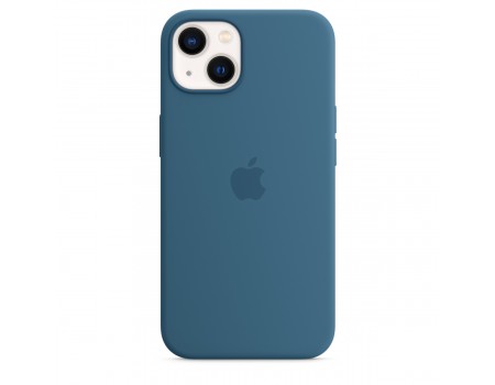 Чехол Silicone Case with MagSafe &amp; SplashScreen iPhone 13 Blue Jay