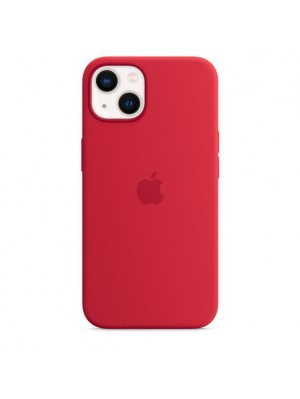 Чехол Silicone Case with MagSafe &amp; SplashScreen iPhone 13 Red