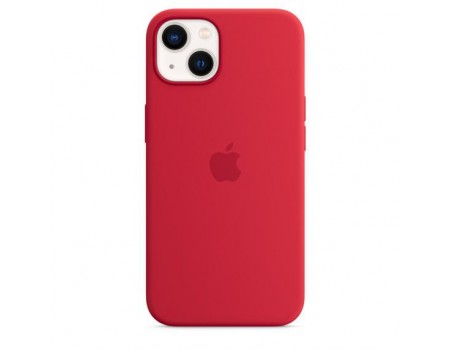 Чехол Silicone Case with MagSafe &amp; SplashScreen iPhone 13 Red