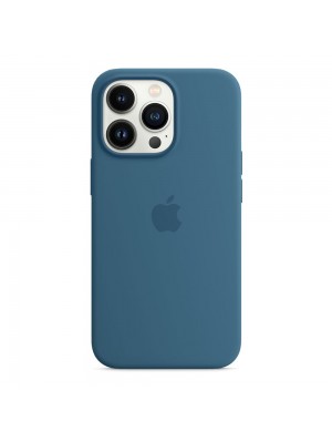 Чехол Silicone Case with MagSafe &amp; SplashScreen iPhone 13 Pro Blue Jay